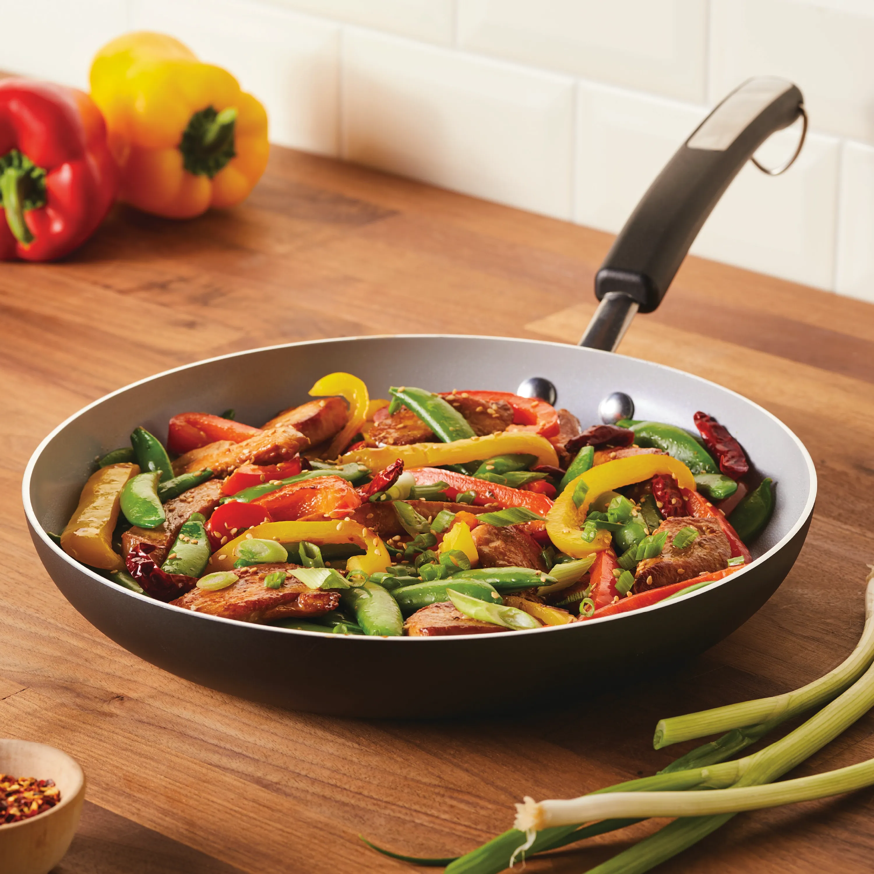 Monochrome Ceramic Nonstick Frying Pan