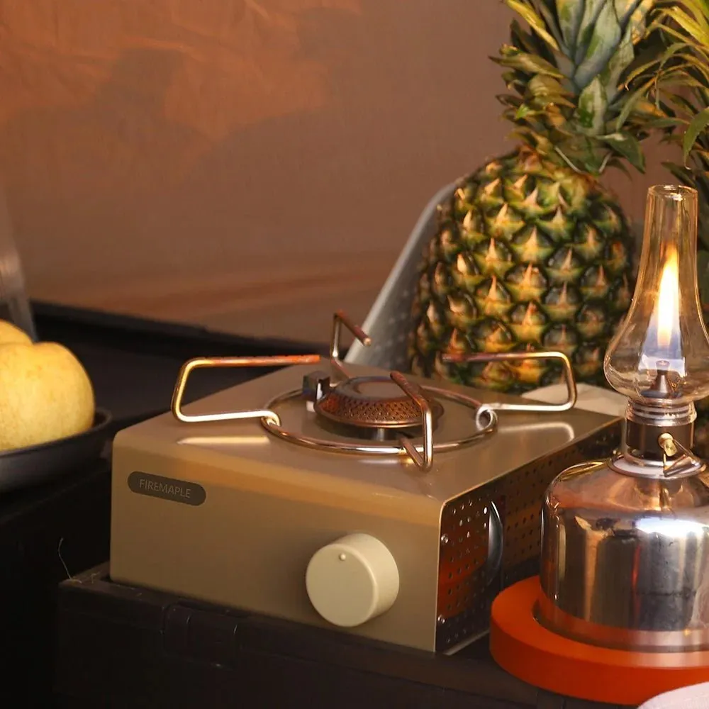 Multifunctional LAC BUTANE GAS STOVE & STAINLESS STEEL FRYPAN Set