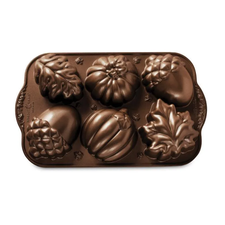 Nordic Ware Cast Aluminum Nonstick Autumn Treats Pan