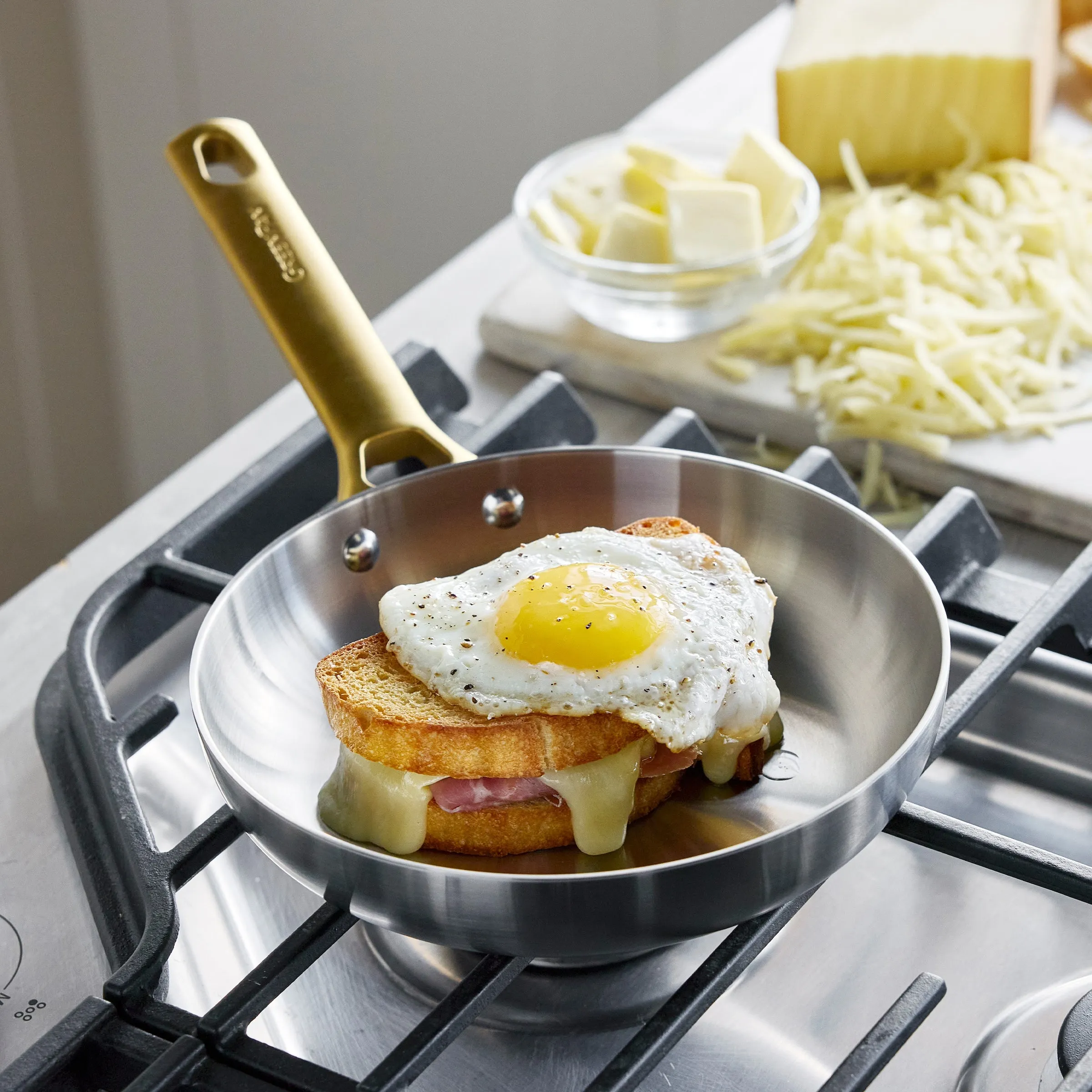 Reserve Stainless Steel 10" and 12" Frypan Set