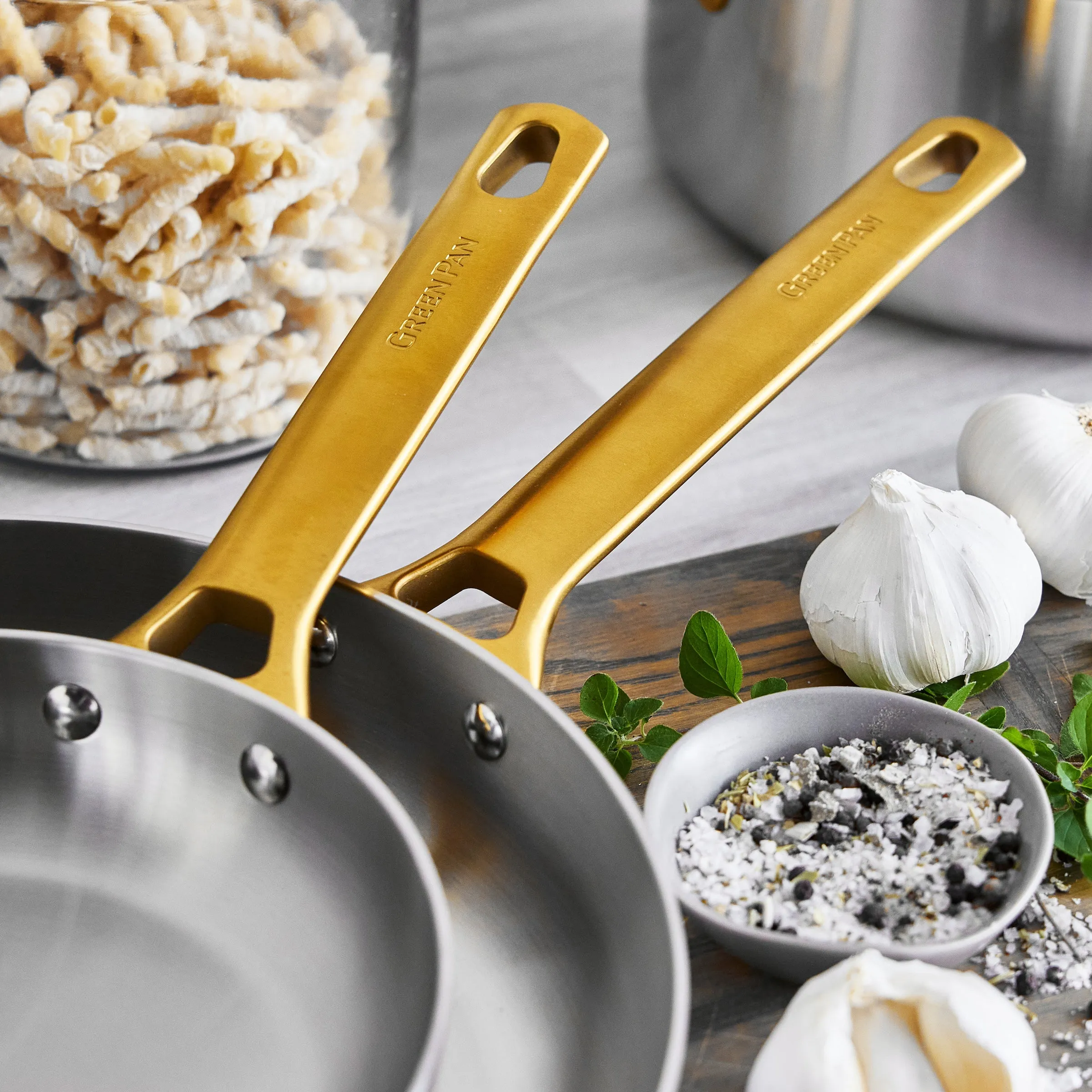 Reserve Stainless Steel 10" and 12" Frypan Set