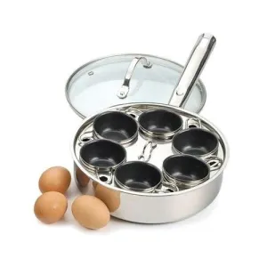 RSVP Endurance Stainless Steel 6 Egg Poaching Pan