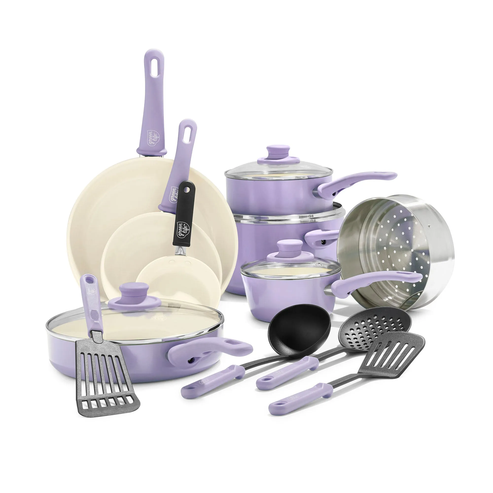 Soft Grip 16-Piece Cookware Set