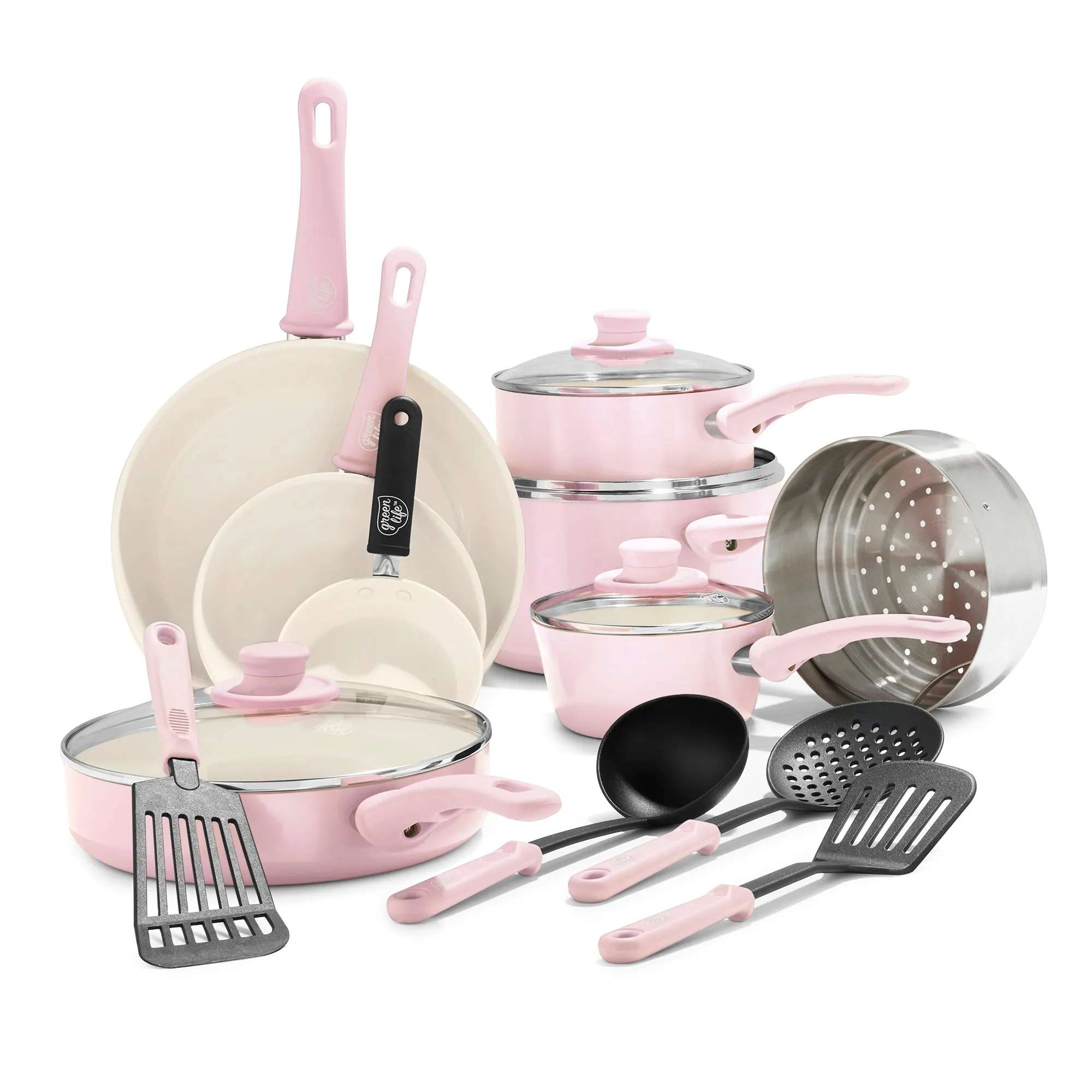 Soft Grip 16-Piece Cookware Set