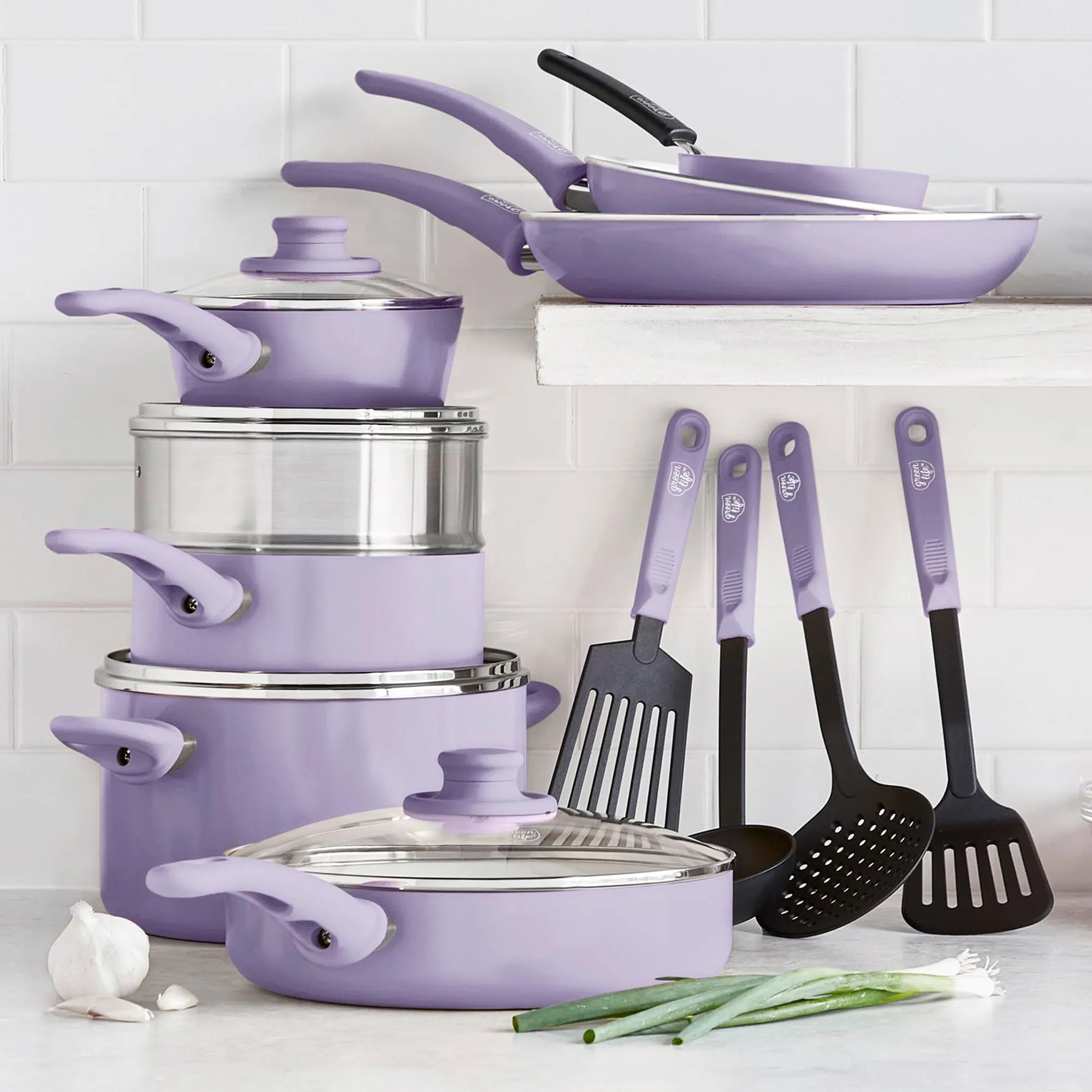 Soft Grip 16-Piece Cookware Set