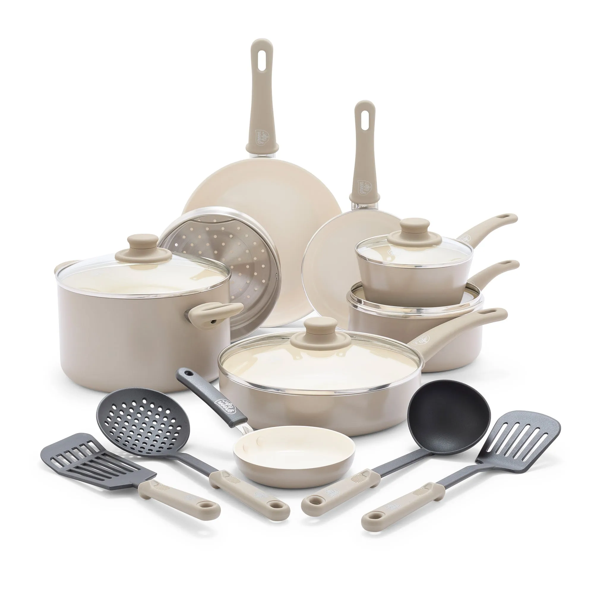 Soft Grip 16-Piece Cookware Set