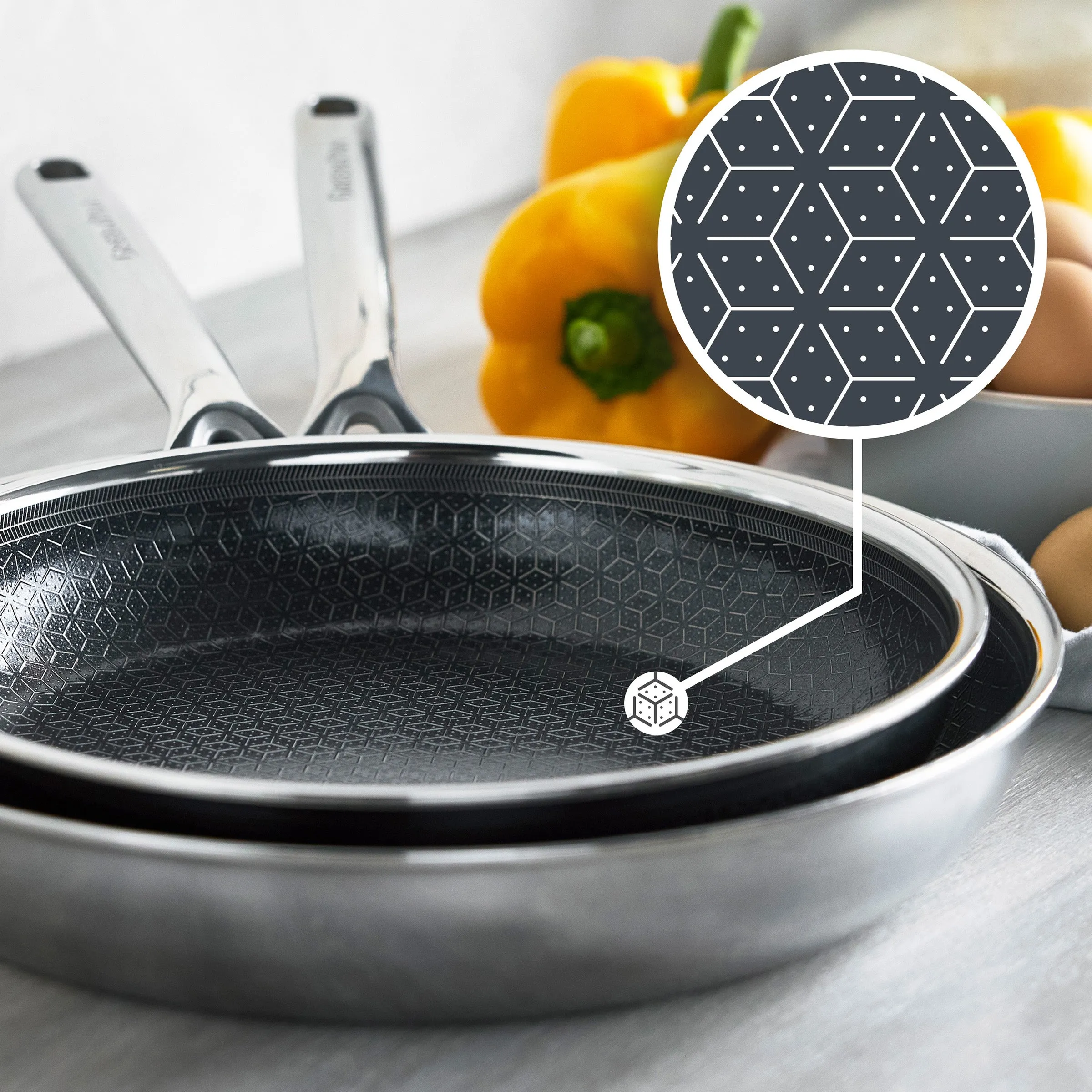Spectra Thermobond Hybrid Ceramic Nonstick 10" and 12" Frypan Set