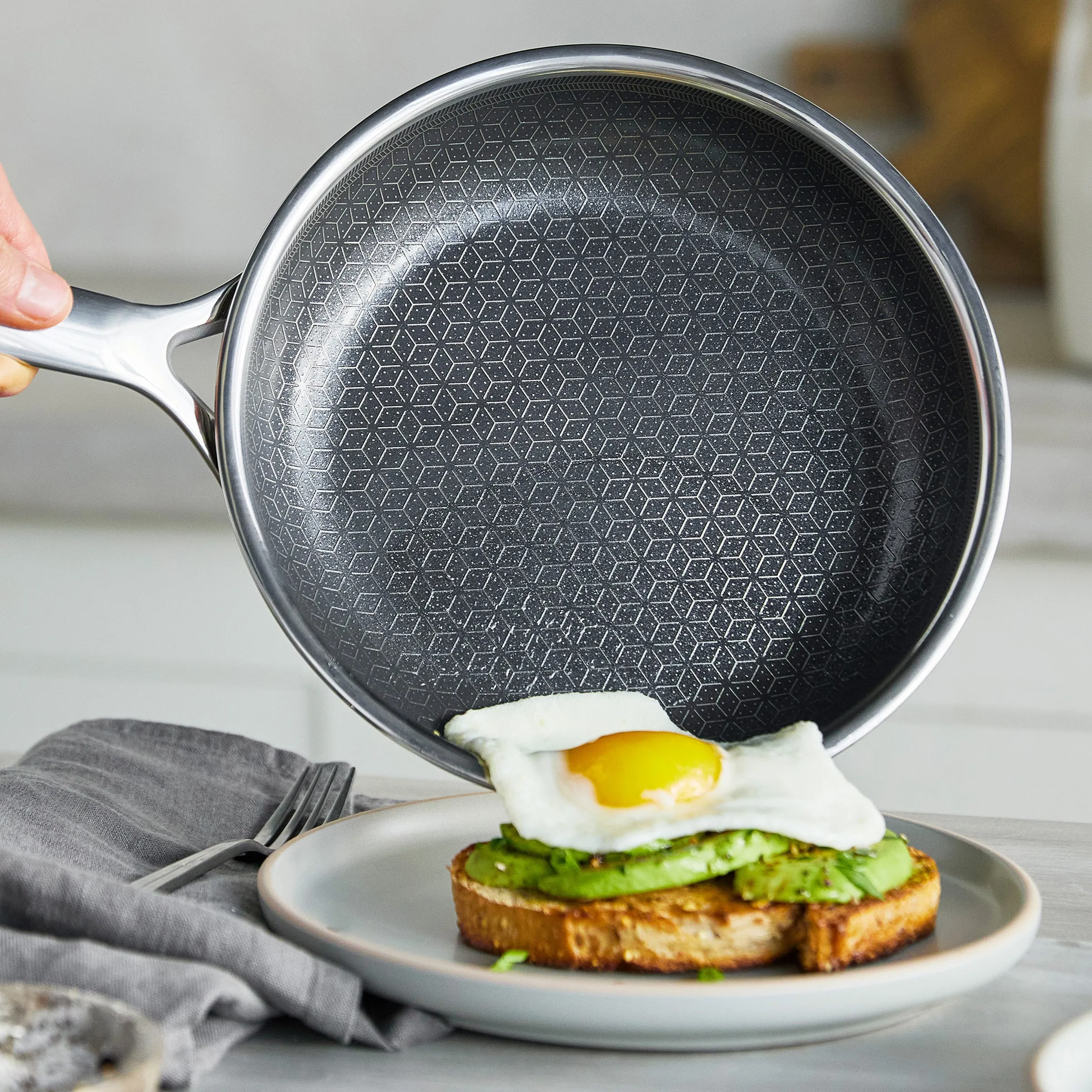 Spectra Thermobond Hybrid Ceramic Nonstick 10" and 12" Frypan Set