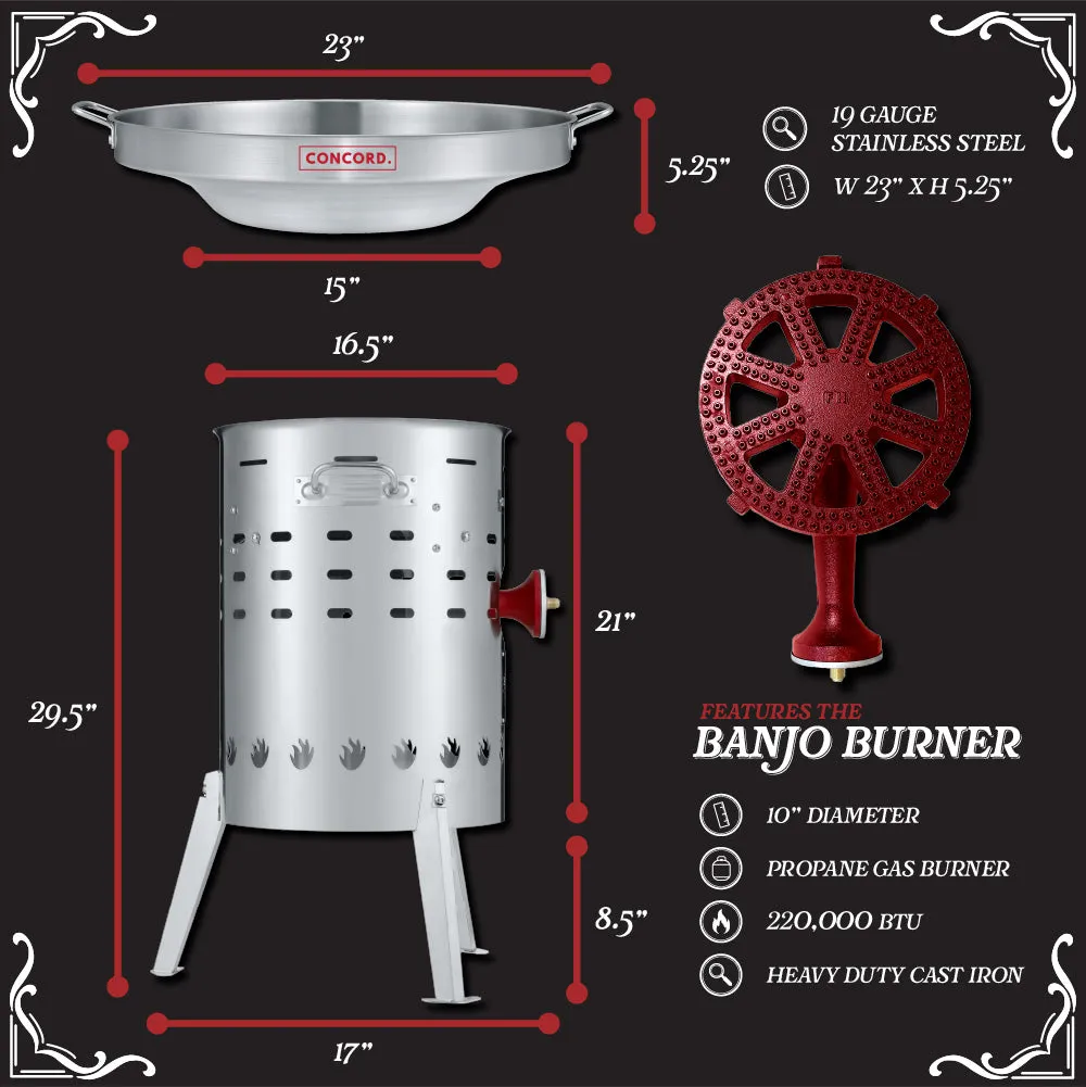 Stainless Steel El Grande Stove   Comal