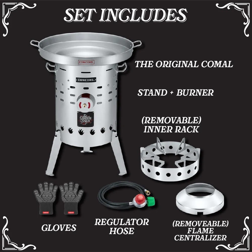 Stainless Steel El Grande Stove   Comal