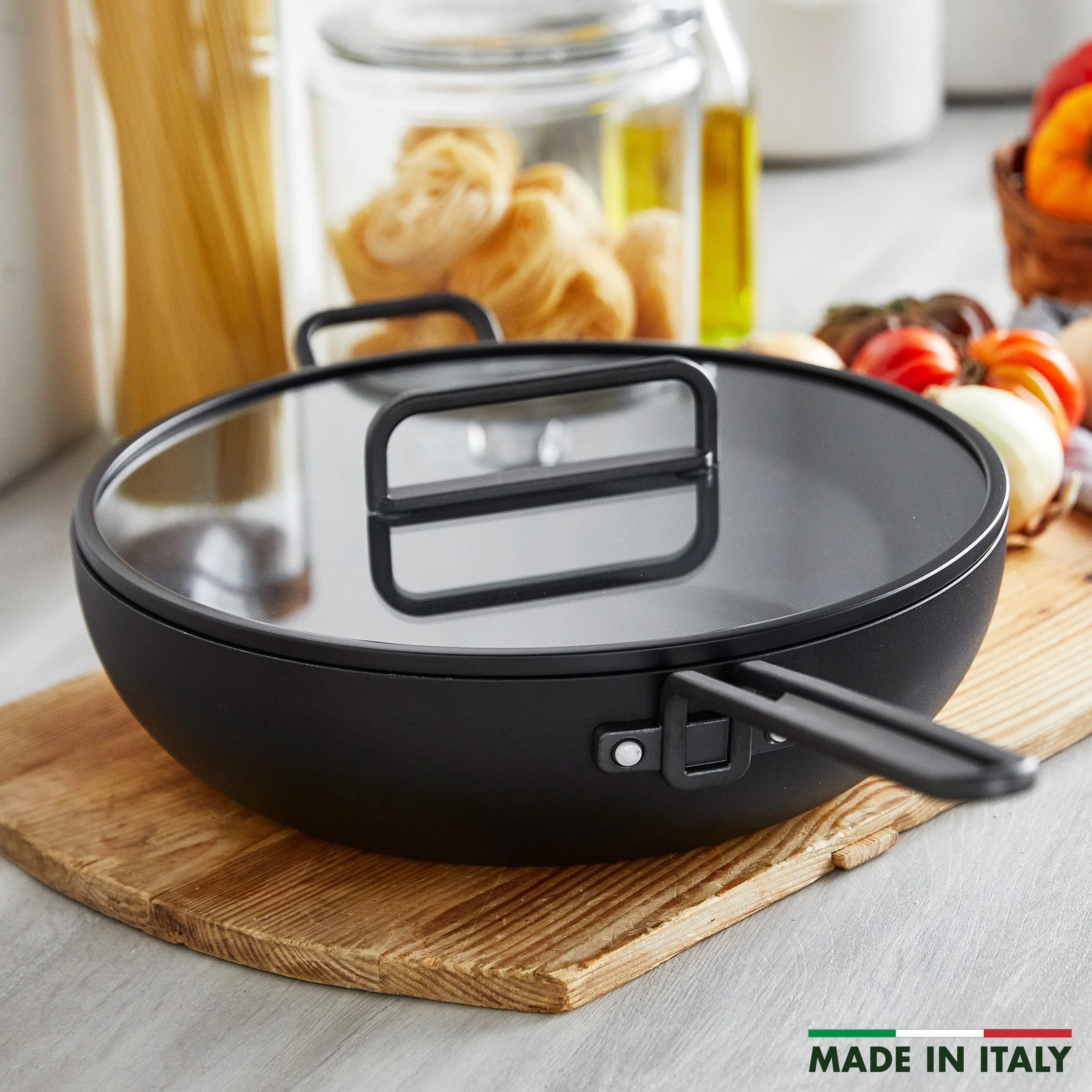 Stanley Tucci™ Ceramic Nonstick 6.5-Quart Essential Stanley Pan | Milano Black