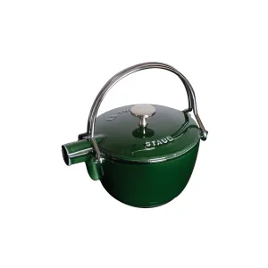 Staub Round Teapot/Kettle - 1 Qt. - Basil