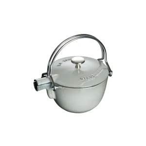 Staub Round Teapot/Kettle - 1 Qt. - Graphite Grey