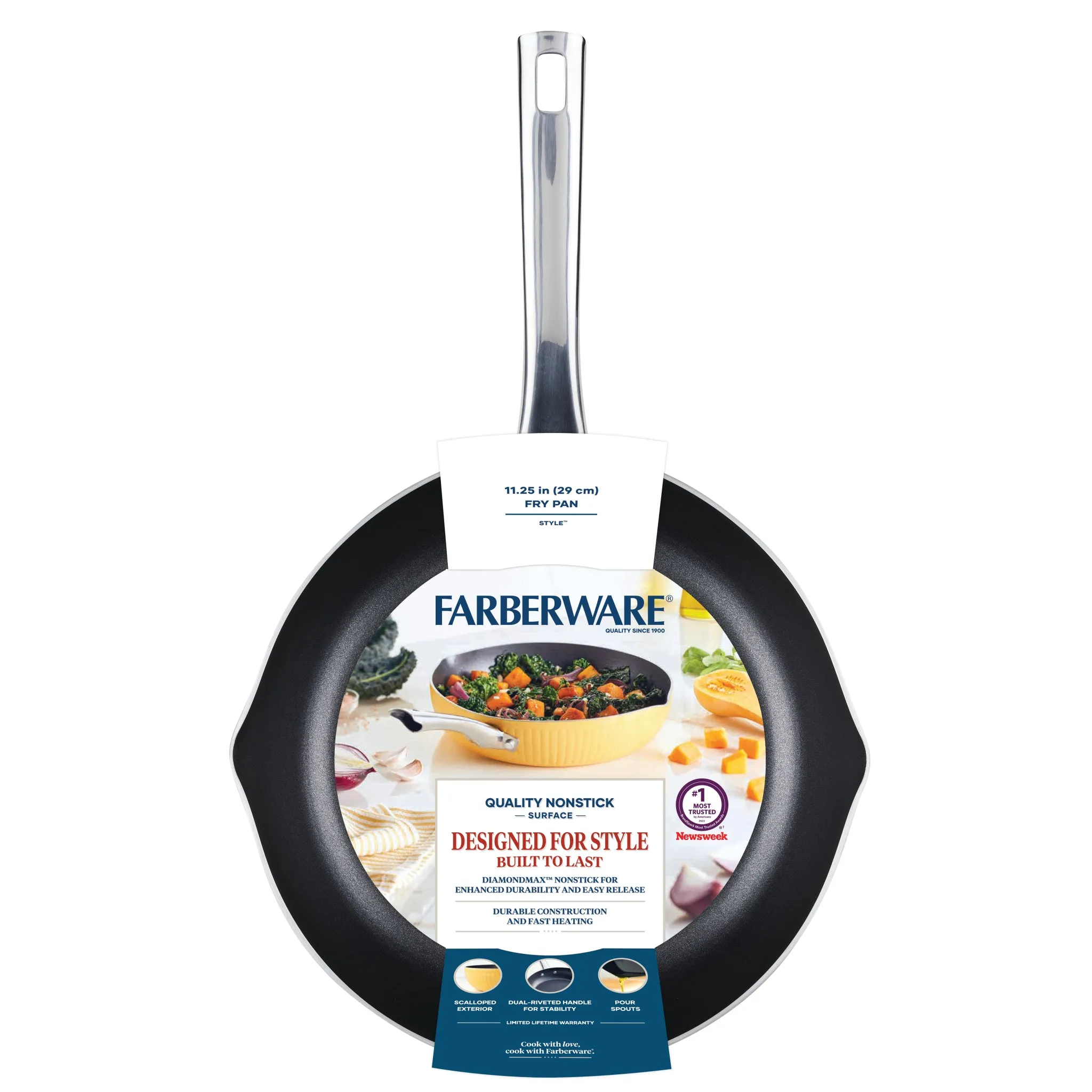 Style Nonstick Cookware Frying Pan, 11.25-Inch