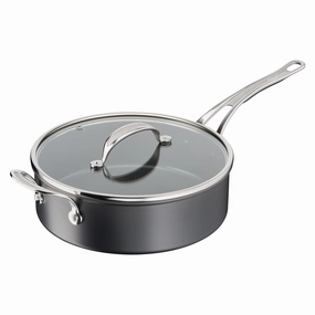 User manual and frequently asked questions Jamie Oliver by Tefal Cooks Classic Non-Stick Induction Hard Anodised Sautepan   Lid 26cm