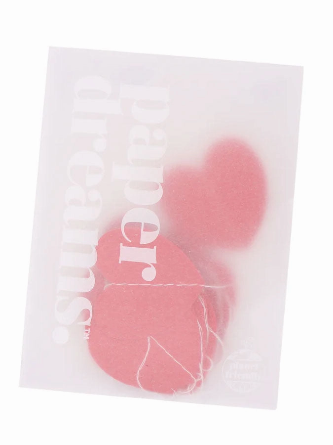 Valentines Honeycomb Heart Set of 5