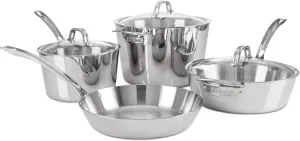 Viking Contemporary 3-Ply - 7 Pc. Cookware Set - Mirror Finish