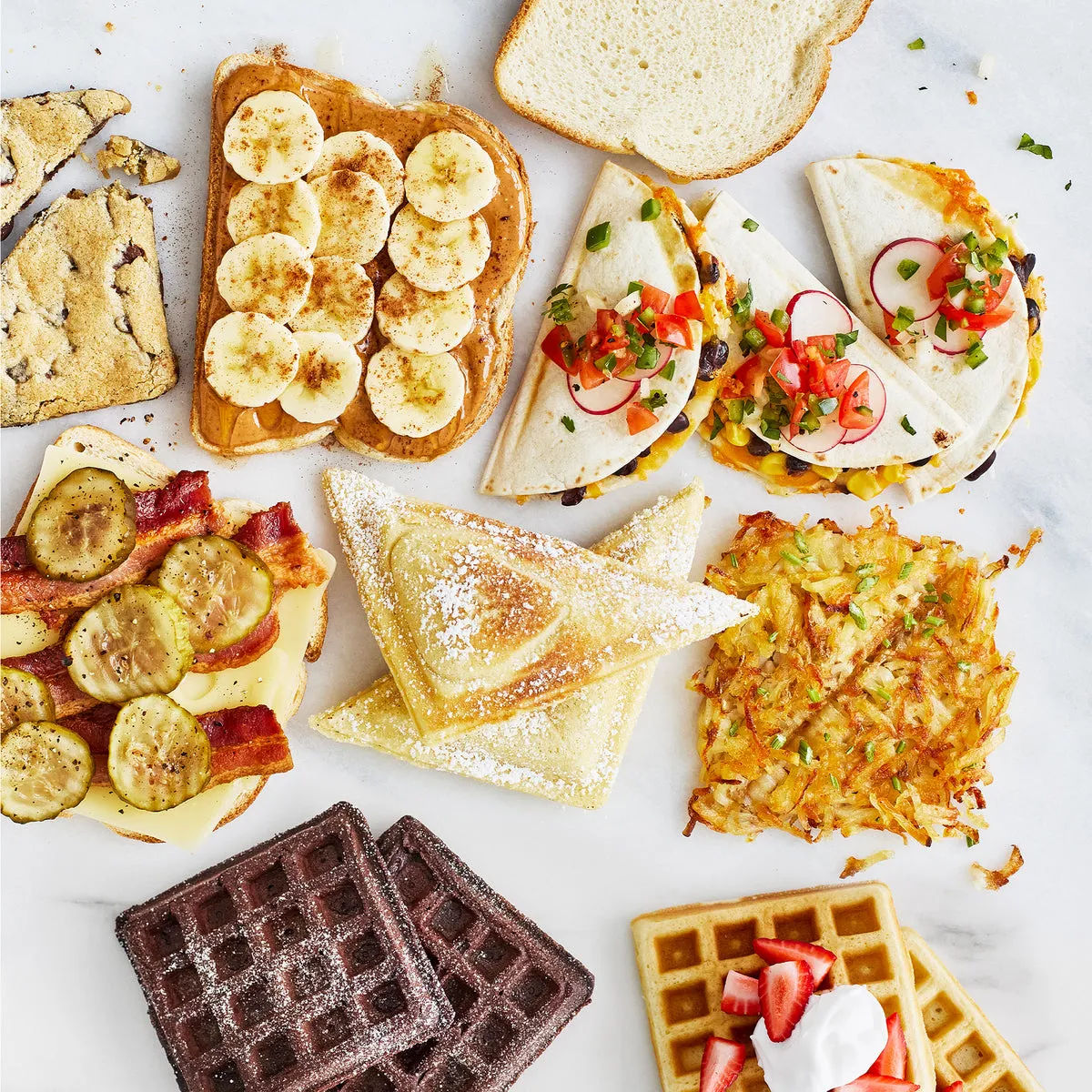 Waffle and Sandwich Duo