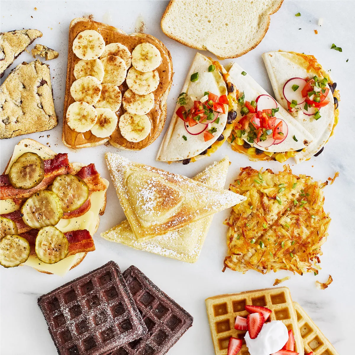 Waffle and Sandwich Duo