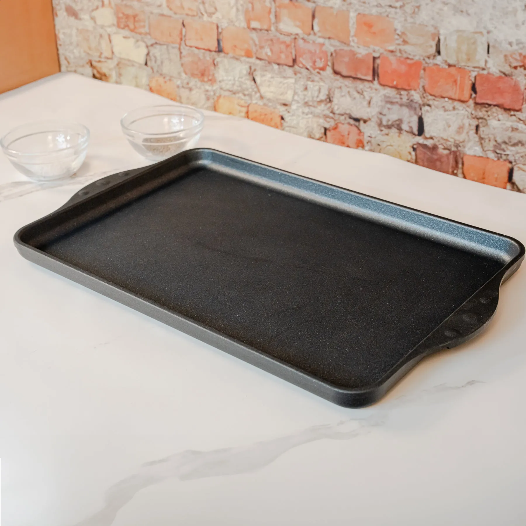 XD Nonstick 17" x 11" Double-Burner Griddle