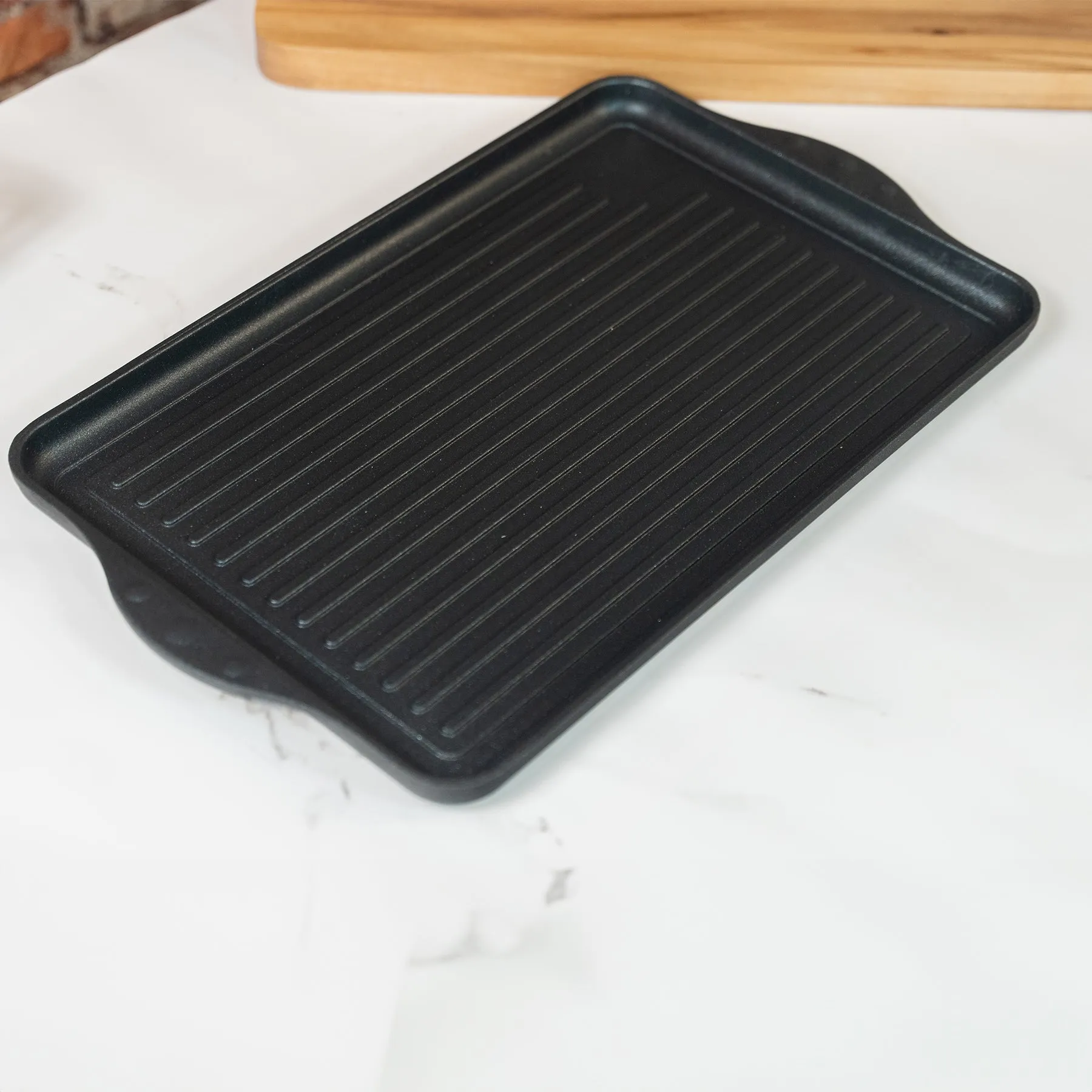 XD Nonstick 17" x 11" Double-Burner Grill